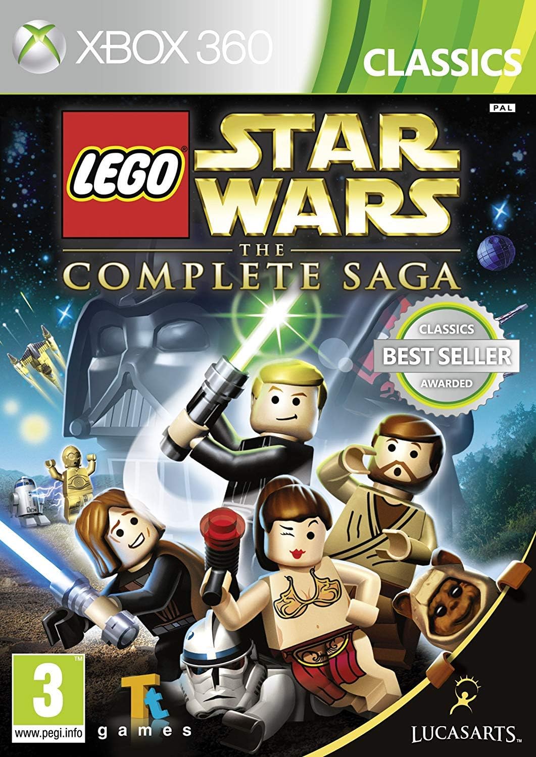 LEGO Star Wars: The Complete Saga (NO&nbsp;MANUAL)(CLASSICS)