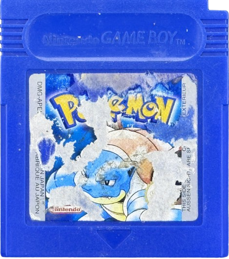 Pokémon Blue (CART&nbsp;ONLY)(LABEL&nbsp;DAMAGED)
