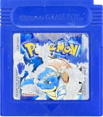 Pokémon Blue (CART&nbsp;ONLY)(LABEL&nbsp;DAMAGED)