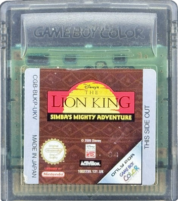 Disney's The Lion King: Simba's Mighty Adventure (CART&nbsp;ONLY)