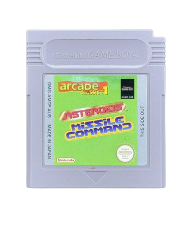 Arcade Classic No. 1: Asteroids / Missile Command (CART&nbsp;ONLY)