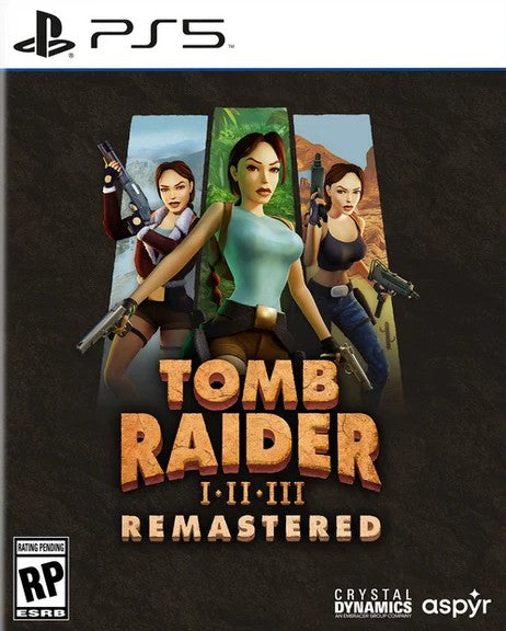 Tomb Raider I–II-III Remastered (NTSC)(BRAND&nbsp;NEW)